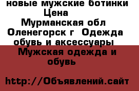новые мужские ботинки › Цена ­ 700 - Мурманская обл., Оленегорск г. Одежда, обувь и аксессуары » Мужская одежда и обувь   